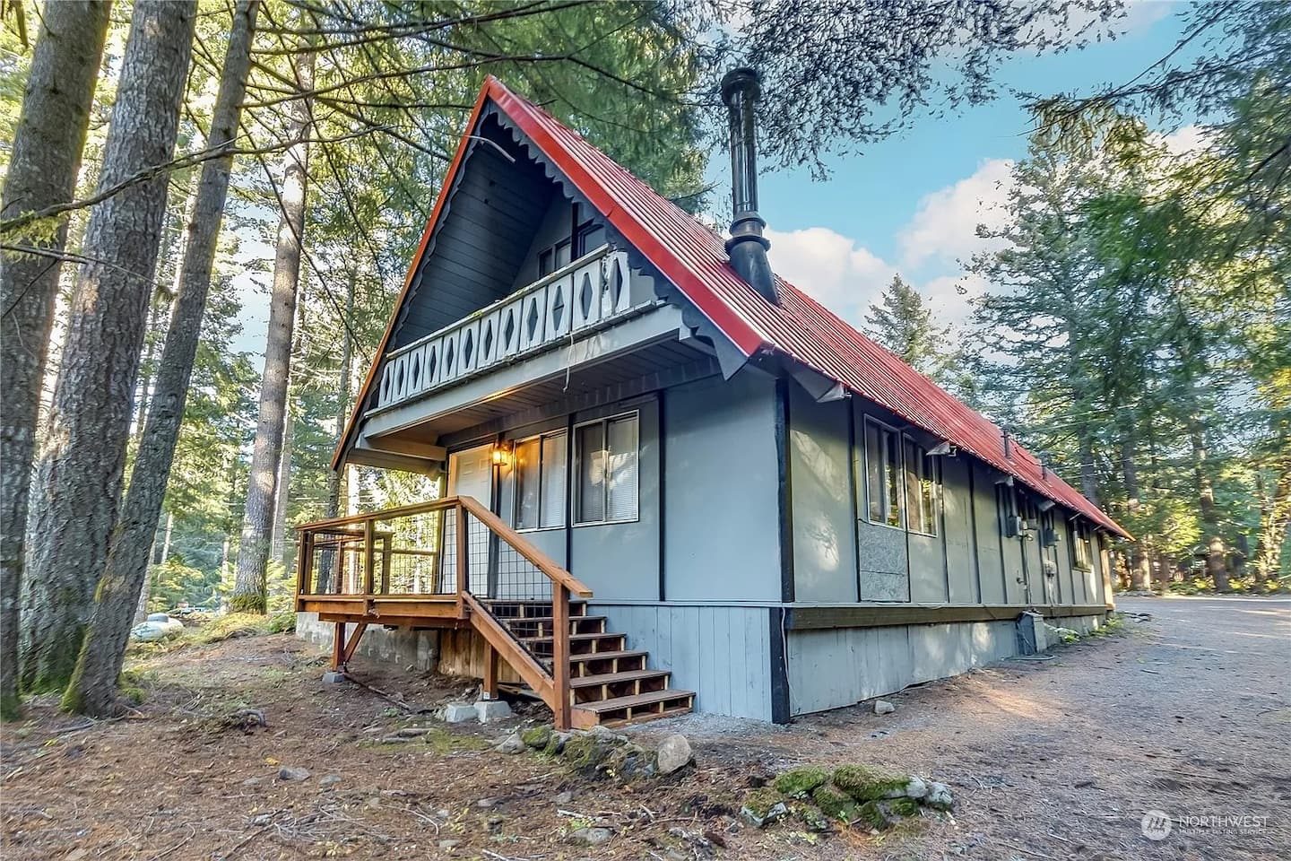 Tiny Timber A-frame cabin in the Packwood forest